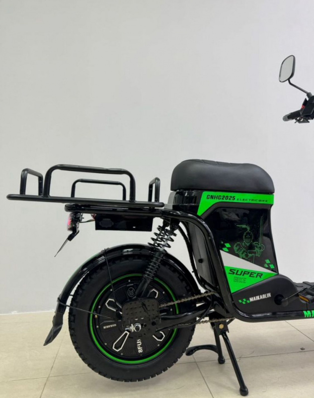 Электровелосипед Maikaolin 10H 70Ah (black-green)