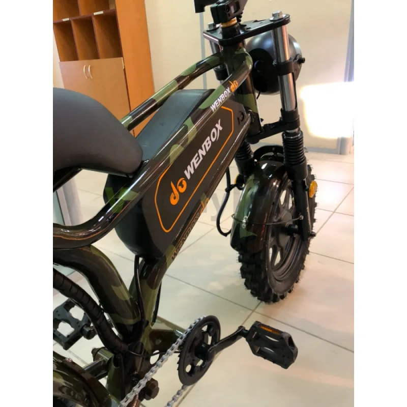 Электровелосипед Wenbox F9 PRO (green military)