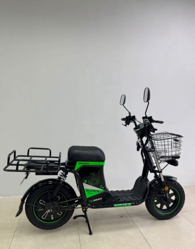 Электровелосипед Maikaolin 10H 70Ah (black-green)