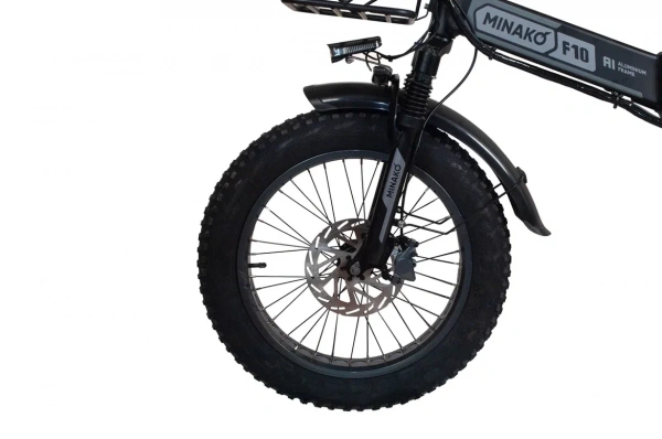 Электровелосипед Minako F10 Dual PRO полный привод (black)