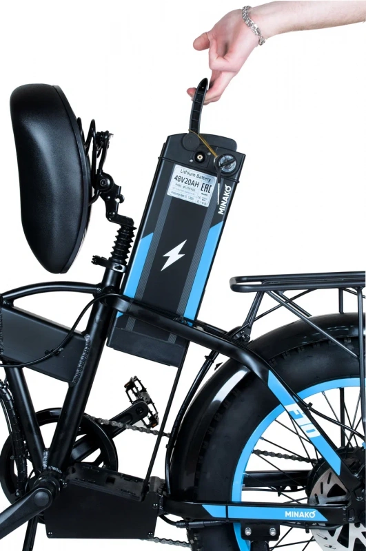 Электровелосипед Minako F10 PRO 20Ah (blue)