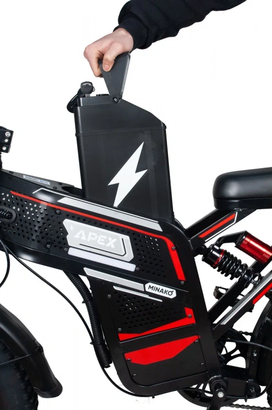 Электровелосипед Minako Apex (red)