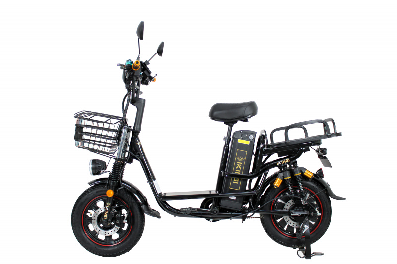 Электровелосипед IKINGI Monster Колхозник (black)