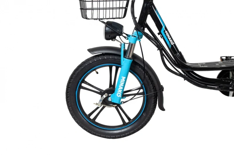 Электровелосипед Minako V8 PRO 12Ah (blue)
